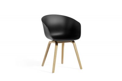 About A Chair AAC22 / AAC 22 ECO Stuhl schwarz Eiche Hay